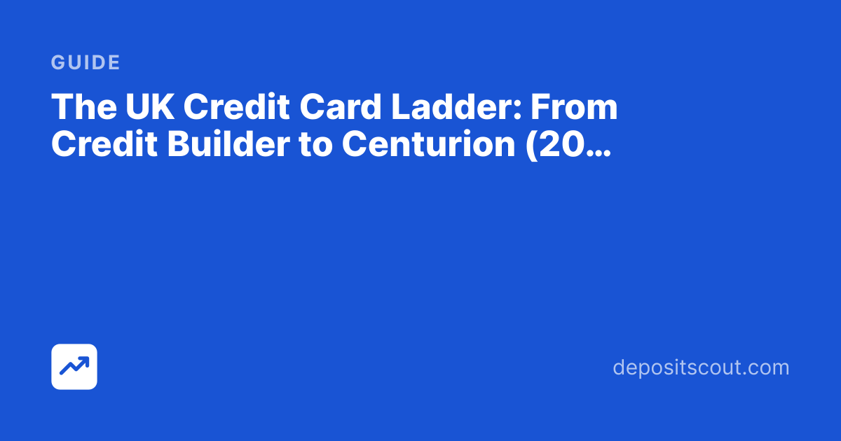 UK Credit Card Ladder 2026: Starter to Premium Cards Ranked