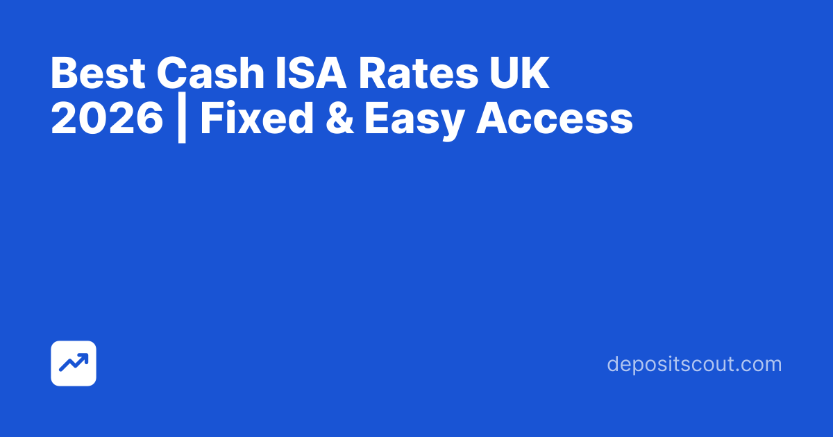 Best Cash ISA Rates UK 2026 | Fixed & Easy Access